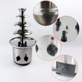 thumbnail image 3 of GROWTH TANK 4 Tiers Electric Chocolate Fountain Machine, Automatic Chocolate Melter Warmer, 3 of 9