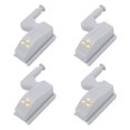 thumbnail image 2 of Cabinet Hinge Light, High Brightness Hinge LED Light 3 LED Lamp Beads  For Wine Cabinet For Home Cabinets Warm Light, 2 of 8