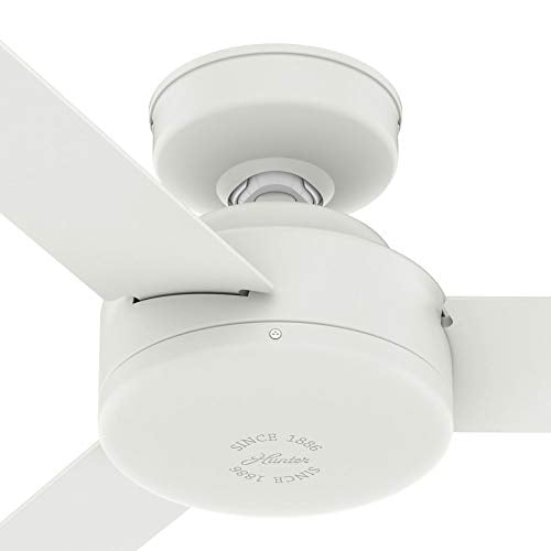 Hunter Fan Company 50811 Presto Ventilateur de Plafond, 52, Blanc Mat