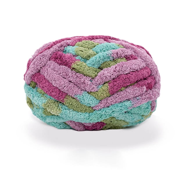 BKER Chunky Finger Knitting Yarn For Beginners Soft Bulky Blend Craft Cord DIY Scarf Making Roving Thread