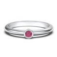 thumbnail image 1 of Classic Bezel Set Birthstone Ring - Ruby (July), 1 of 4