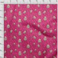 thumbnail image 4 of oneOone Rayon Magenta Fabric Kawai Craft Projects Decor Fabric Printed By The Yard 56 Inch Wide, 4 of 5