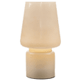 thumbnail image 2 of Bouclair Beige Glass Table Lamp, 2 of 5