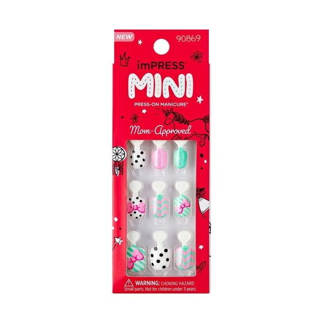imPRESS Mini, Ongles à Pression, Squoval Courts