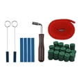 thumbnail image 1 of Piano Tuning Tools Professional Piano Tuning Hammer Wrench Lever Tool Kit with Strip Rubber Mutes Felt Balance Rail Punchings Piano Instrument Turning Maintenance Fastening Tool, 1 of 7