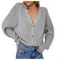 thumbnail image 1 of Lace Cardigan for Women Ladies Front Open Sweater Fall Clothes for Women Sweater Long Sleeve Sweater Cardigans for Women Tan Cardigan Button Fitted Long Cardigan Sweater Fall Clothes for Women Work, 1 of 3