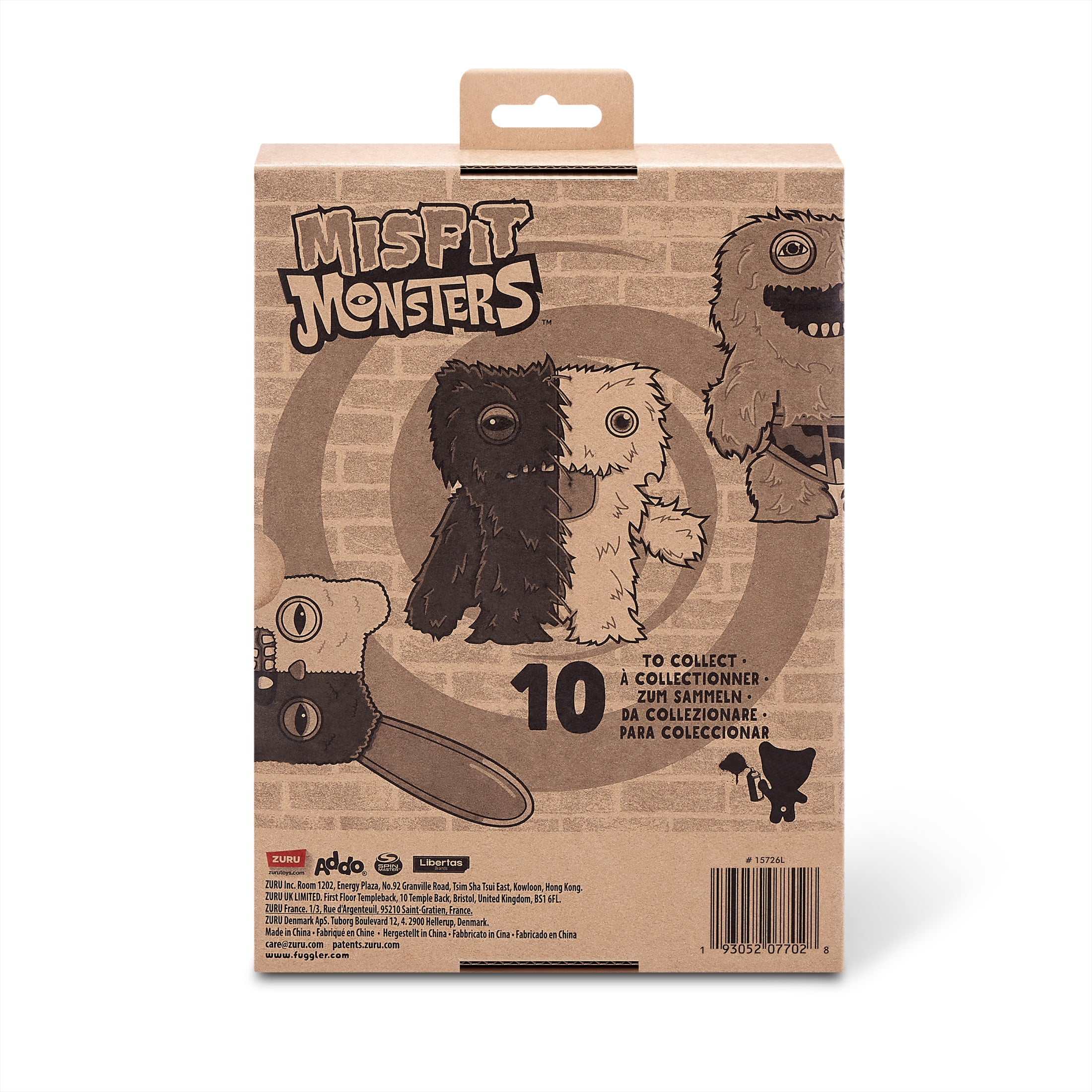 Fuggler Misfit Monsters 9-inch Series 1 (Mr Screech - Pink & Blue) by ZURU