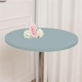 thumbnail image 1 of ORUYROP 2-Pack Cocktail Round Table Topper Cap Spandex Fitted Stretch Cocktail Tablecloth Tight Stretchable Elastic for Weddings Banquets Events Parties Restaurants(Size: 300cm,Color:Light Blu, 1 of 7