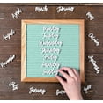 thumbnail image 2 of Felt Letter Board 10x10 +2sets PRE-Cut Letters +Stand +UPGRADED WOODEN Sorting Tray! Letters Board, Letter Boards, Letterboard, Word Board, Message Board, Letter Sign, Changeable, 2 of 7