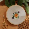 thumbnail image 4 of 4 Sheets Sunflowers Pattern Water Soluble Embroidery Hand Sewing Stabilizers for Fabric Stitch Practice Embroidery Stickers Wash Away Stabilizers for Embroidery Beginners Lovers, 4 of 7