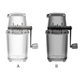 thumbnail image 3 of facefd Manual Ice Block Breaking Crusher Snow Cone Machine Dining Kitchen Blender Party Camping Picnic Cold Beverage Shaver Gray, 3 of 8