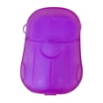 thumbnail image 1 of 40 Pieces Disposable Hand Soap Paper - Portable, for Travel, Hiking, etc., Pocket - sized Box, Made of Soap and Plastic Box, Keeps Hands Clean and Hygienic, 1 of 6