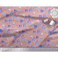 thumbnail image 3 of Soimoi Viscose Chiffon Fabric Spices & Tea Cup Watercolor Printed Fabric 1 Yard 42 Inch Wide, 3 of 3