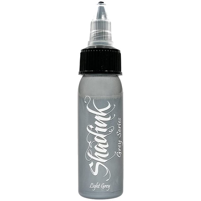 Shadink Light Grey Tattoo Ink Professional Grey Series Tattooing Inks for Color Portrait, Black & Gray Style
