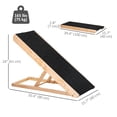thumbnail image 3 of PawHut Dog Ramp Adjustable for Bed Couch, Foldable Pet Ramp for Large Dogs, 3 of 10
