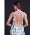 thumbnail image 3 of Bimba Robe de Plage Dos Nu Longue à Col Licou Imprimée Teinture sur Nœuds pour Femmes - Petite, 3 of 6