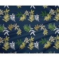 thumbnail image 5 of oneOone Polyester Spandex Navy Blue Fabric Leaves Craft Projects Decor Fabric Printed By The Yard 56 Inch Wide, 5 of 5