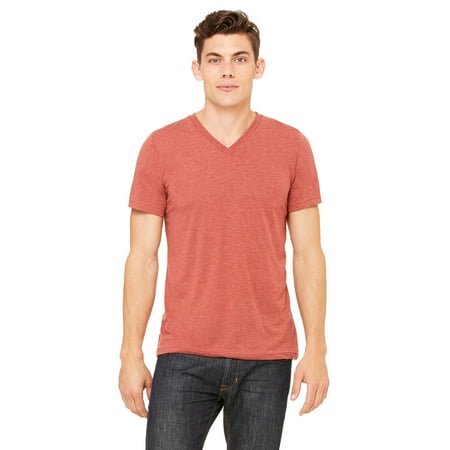 Bella + Canvas Unisex Triblend Short-Sleeve V-Neck T-Shirt
