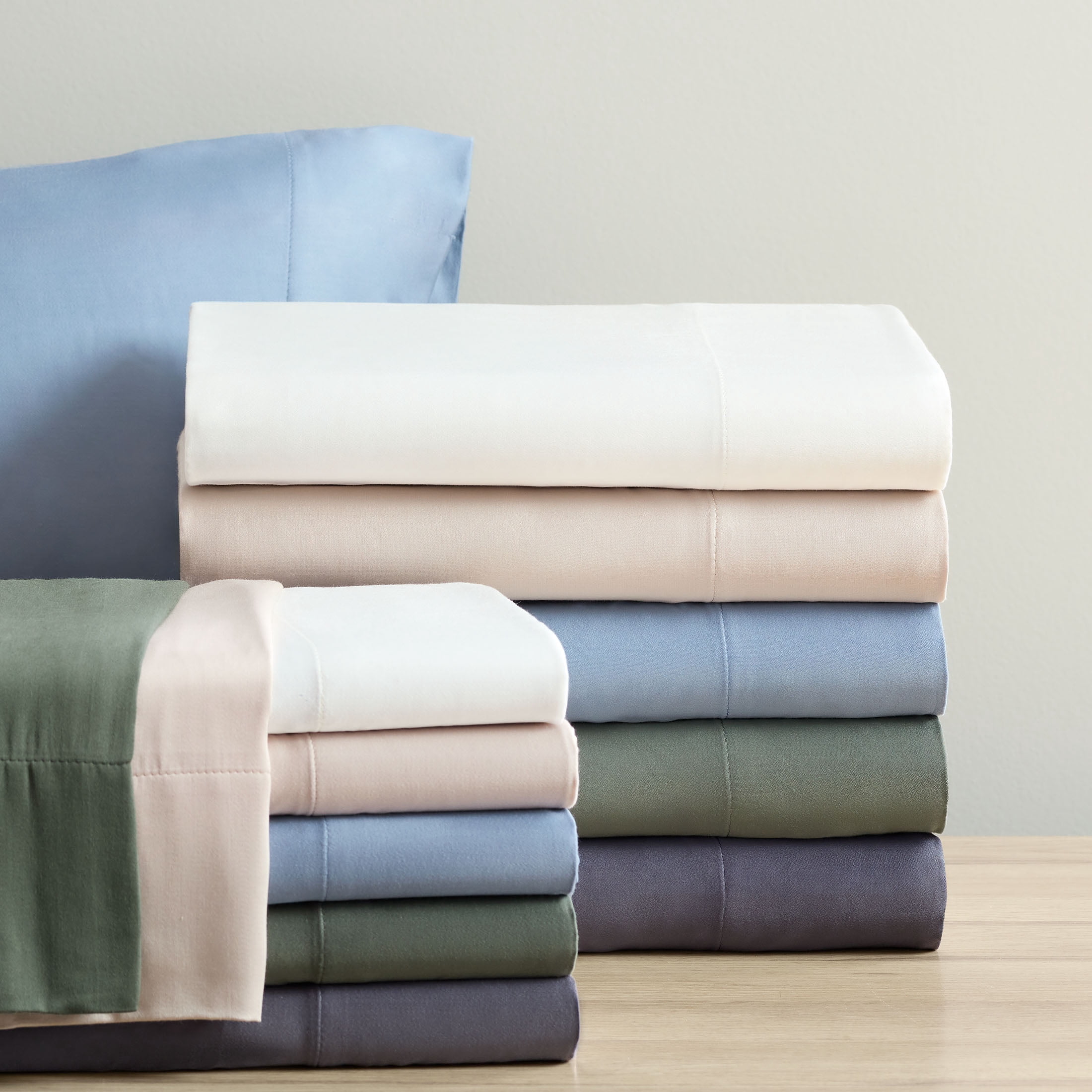 Allswell 300 Contexture doux et soyeux 4 pièces viscose de bambou Ensemble de draps