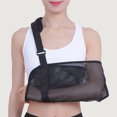 thumbnail image 4 of Arm Sling Abrasion Resistant Adjustable Hollow Out Mesh Breathable Wide Shoulder Strap Support Less Stress Medical Shoulder Stabilizer Postoperative Supplies, 4 of 8