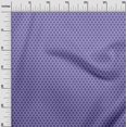 thumbnail image 3 of oneOone Popeline de Coton Violette Tissu Trèfle Matière de Robe Tissu Imprimé Tissu au Mètre 56 Pouces de Large, 3 of 4