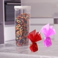 thumbnail image 3 of 100Pcs Transparent Foldable Cellophane Bags Plastic Festival Ambience Cellophane Candy Bags for Children, 3 of 10