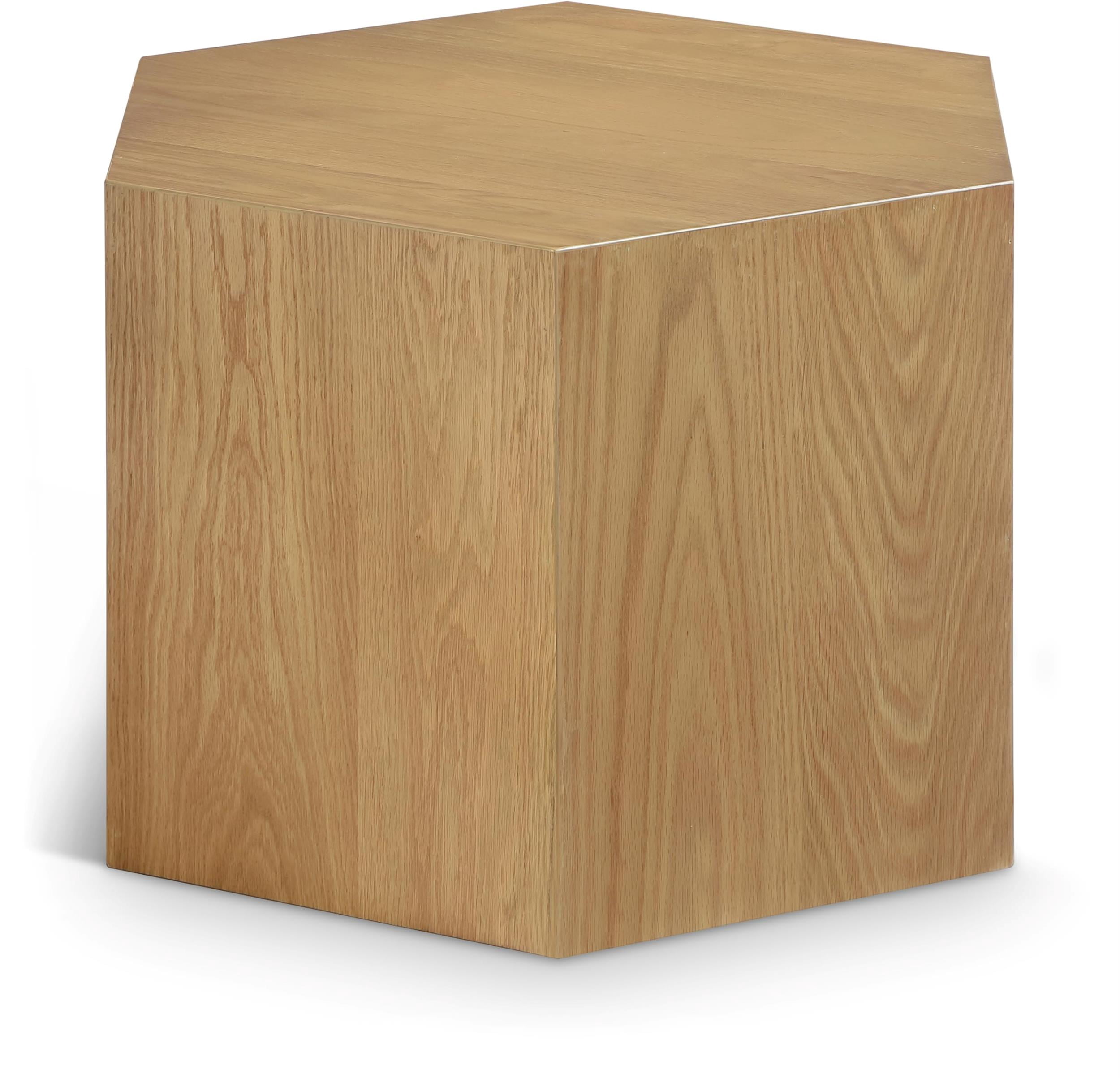 Meridian Furniture Eternal Table Basse en Bois de Chêne Noir, 3 Pcs