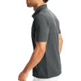 thumbnail image 2 of Hanes Polo Piqué FreshIQ X-Temp pour Hommes, G, Charbon Chiné, 2 of 2