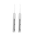 thumbnail image 2 of Suncoda Titanium Alloy Toothpicks, 2Pcs Multifunctional Retractable Portable Toothpick Outdoor Portable Telescopic Toothpick Tool Three Adjustment Fruit Label Disassembly Express Delivery, 2 of 5