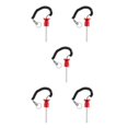 thumbnail image 1 of Dalazy Magnetic Weight Stack Pin with Pull Rope Replacement Parts Red 8x80mm 5Set, 1 of 6