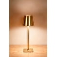 thumbnail image 4 of Mainstays LED Rechargeable Table Lamp, Plated Gold Metal, 2 pack, 4 of 5