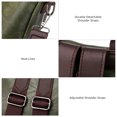 thumbnail image 3 of yeacher 2023 Sac à Dos Élégant pour Femme en Cuir PU - Sac de Voyage Rétro avec Conception Antivol, Multiples Poches, Imperméable et Durable, Bretelles Ajustables, Vert, 3 of 6