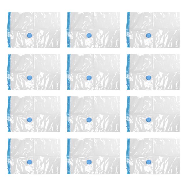 Ensemble de 12 Pcs Sac sous Vide 60x40 cm Sac de Rangement Sac sous Vide