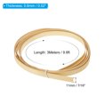 thumbnail image 2 of Unique Bargains Bamboo Strips for Weaving 7/16' x 10 Ft Thin Flat Wicker Rattan Cane Reed, Natural Color, 5 Pack, 2 of 6