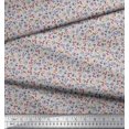 thumbnail image 2 of Soimoi Cotton Duck Fabric Earthworm,Fruit & Insect Print Fabric by Yard 56 Inch Wide, 2 of 3