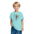 thumbnail image 3 of RXIRUCGD 2025 Vêtements d'Été pour Enfants T-shirt Imprimé Mode Mignon Col Rond Manches Courtes, 3 of 5