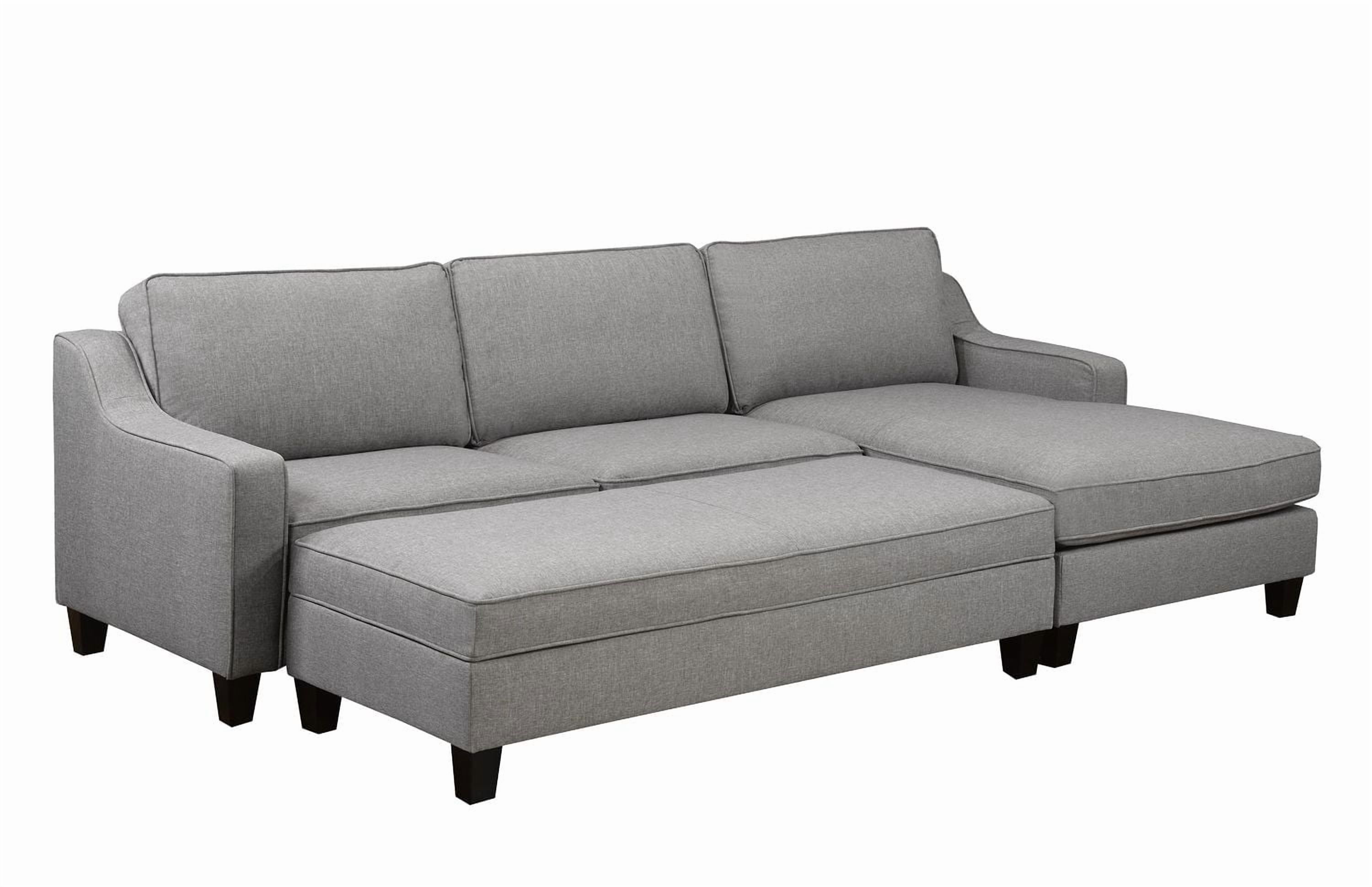 Andrew RHF Sectional avec ottoman - Gris