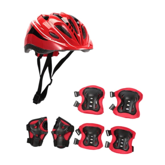 Lipstore Kids Bike with Knee Pads for Roller Skating Skateboard Longboard F