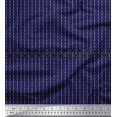 thumbnail image 1 of Soimoi Rayon Fabric Herringbone Geometric Printed Craft Fabric by The Yard 42 Inch Wide, 1 of 1