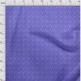 thumbnail image 4 of oneOone Polyester Spandex Medium Blue Fabric Damask Scroll Craft Projects Decor Fabric Printed By The Yard 56 Inch Wide, 4 of 4