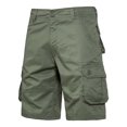 thumbnail image 1 of LSLJS Mens Mode Sports Multi-Poches Décontracté Été Solide Fermeture Éclair Court Pants, Mens Shorts Été Clothes, 1 of 5