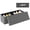 Grey, variant on Gymax 43'' Folding Storage Ottoman Bench w/ Removable Divider & Side Pocket Bedroom Blue