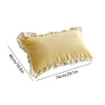 thumbnail image 3 of EGNMCR Ruffle Fall And Winter Thickened Milk Flannel Pillowcase Warm Pillowcase Cotton Pillowcase, 3 of 6
