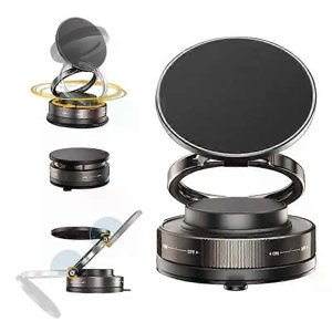 360 Support de téléphone magnétique à vide réglable pour carte d'aspiration pour téléphone portable Magsafe pour Gym