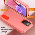 thumbnail image 3 of for Samsung Galaxy A03s Case, Samsung Galaxy A03s Phone Case with Built in Kickstand, Shockproof/Dustproof/Drop Proof Heavy Duty Military-Grade Rugged Protective Cover for Samsung Galaxy A03s,Orange, 3 of 8