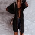 thumbnail image 1 of Manteau Cardigan Long Décontracté à Manches Longues pour Femmes, 1 of 7