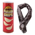 thumbnail image 1 of EGNMCR Potato Chips Snake Prank Potato Chip Snake Can Snake In A Potato Chip Can Prank Potato Chip Cans Scary Trick Jump Spring Snake Toy Novelty Funny prop, 1 of 1