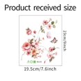 thumbnail image 2 of Romantic Flowers Wall Sticker for Bathroom Toilet Seats Fridge Cupboard Decal, 2 of 8