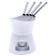 thumbnail image 1 of Glow 7 Pieces Ceramic & Stainless Steel Fondue Set, 1 of 2