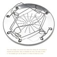 thumbnail image 1 of relayinert Folding Camping Stove Toaster Stainless Steel Camping Toaster Rack Holder 4 Slice Toaster Tray, 1 of 5